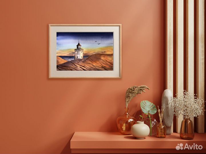 Картина акварель 