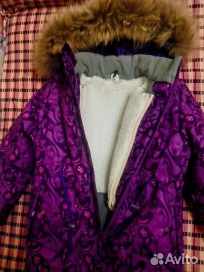 Зимний костюм для девочки 122