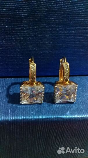Серьги ювелирная бижутерия