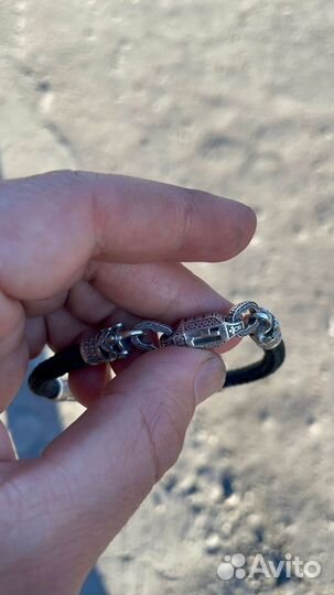 Браслет молитва на заказ на шёлковом шнурке