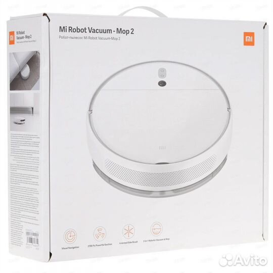 Робот-пылесос Xiaomi Mi Robot Vacuum-Mop 2 белый