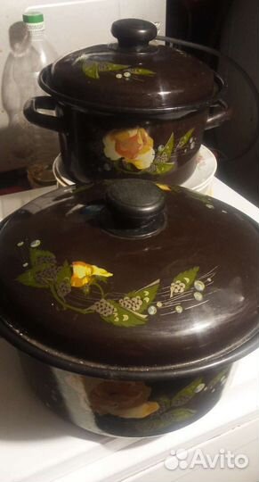 Набор кастрюль, селедочницы, посуда