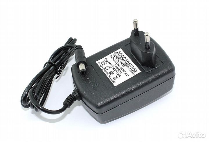 Блок питания 6V 3A 18W 5.5x2.1 черный, в розетку