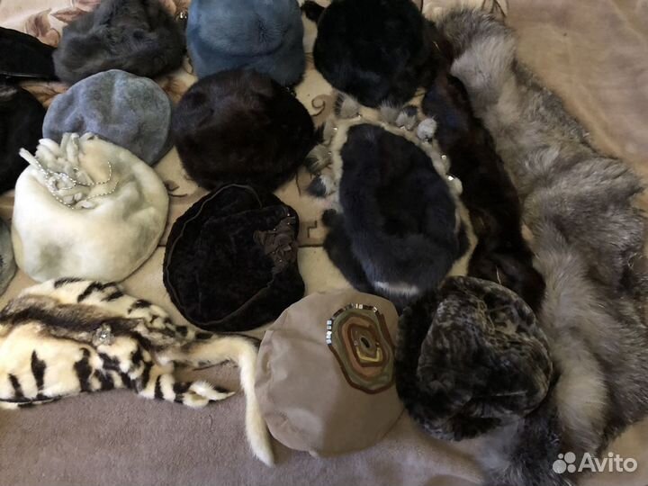 Шапка норковая женская