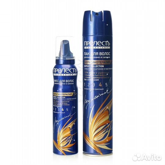 Лак и мусс для волос набор прелесть professional