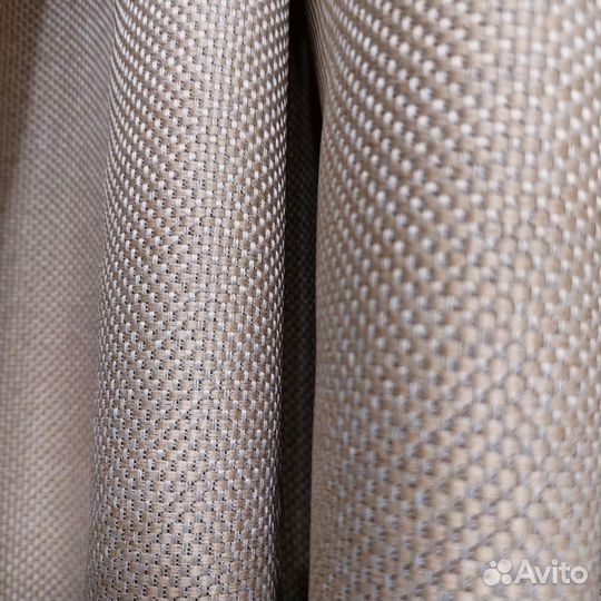 Готовый комплект штор блэкаут рогожка