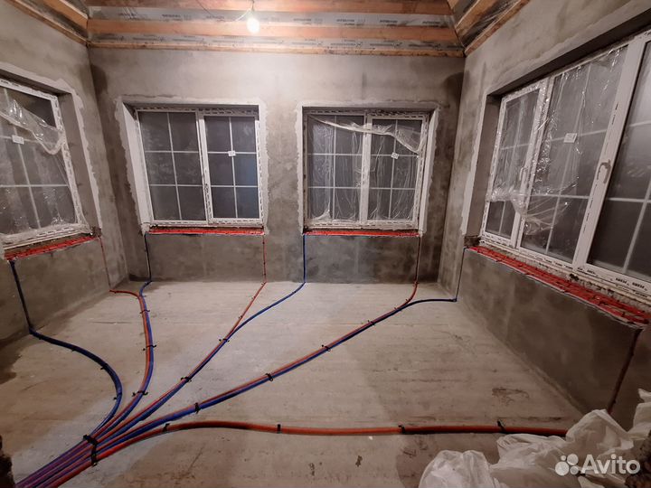 Монтаж систем овк, электрики и вентиляции