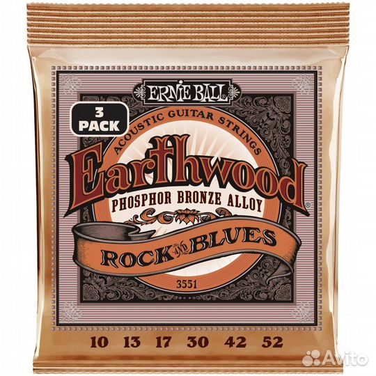 Струны для акустической гитары Ernie Ball 3551 Ear