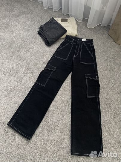 Джинсы трубы женские 40