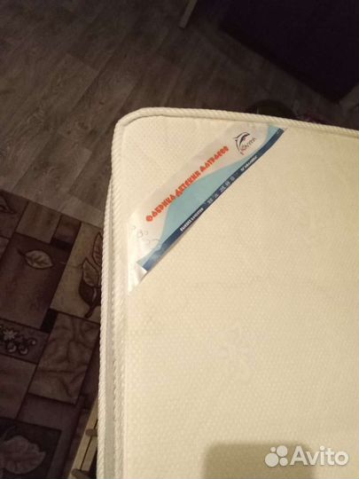 Кровать детская с ортопедический матрасиком