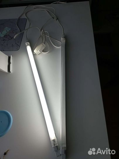 Линейный светильник двухрядный