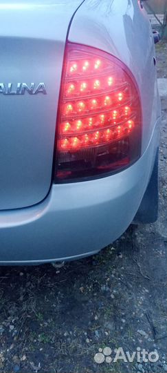 Задние светодиодные фонари на Калину седан