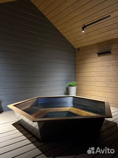 Для двоих - сауна и банный чан