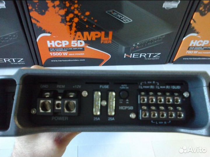 Hertz HCP 5D пятиканальный усилитель новый