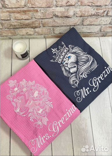 Халат женский вафельный