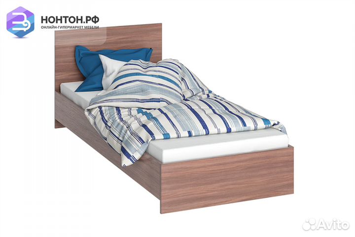 Кровать Ронда 0.8 м ясень шимо темный