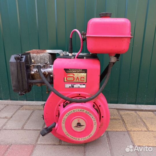 Двигатель Калужский,6л.с,и насос