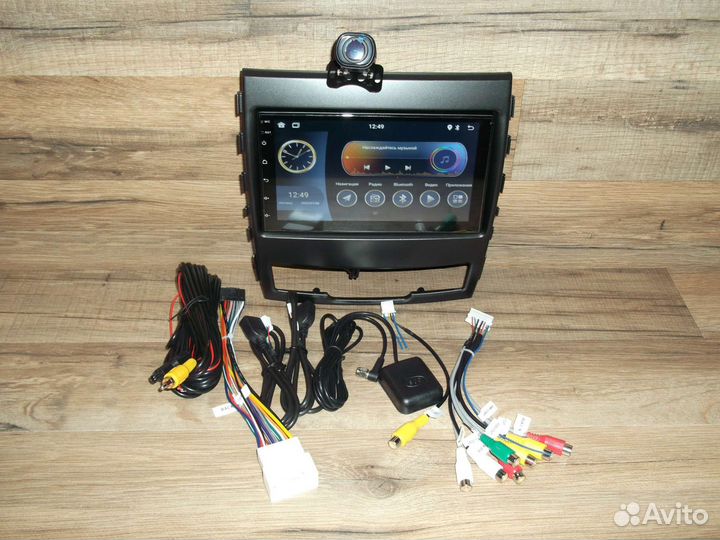 Магнитола SsangYong Actyon Android с камерой
