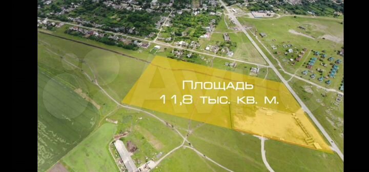 Участок 11,8 га (СНТ, ДНП)