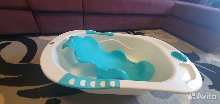 Ванночка для купания с горкой