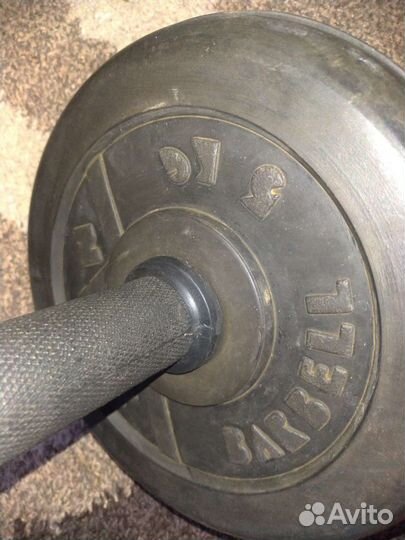 Гантели разборные обрезиненные