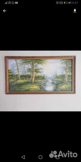 Картина маслом на холсте бу
