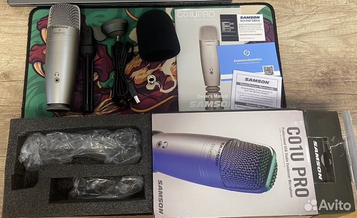 Конденсаторный USB микрофон Samson C01U PRO