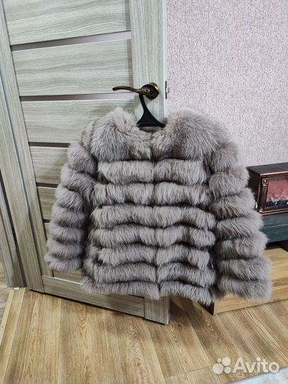 Шуба из песца