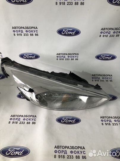 Фара битая форд фокус 3 рестайлинг