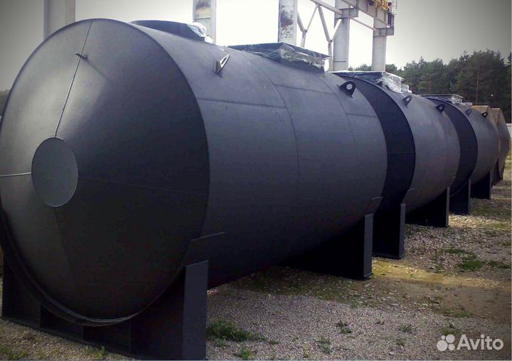 Резервуары горизонтальные, вертикальные стальные
