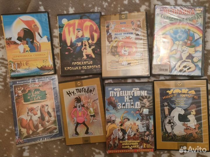 Диски с мультфильмами