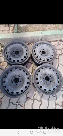 Диски железные R 16 на renault trafic