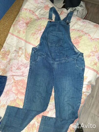 Джинсовый комбинезон для беременных 54 р
