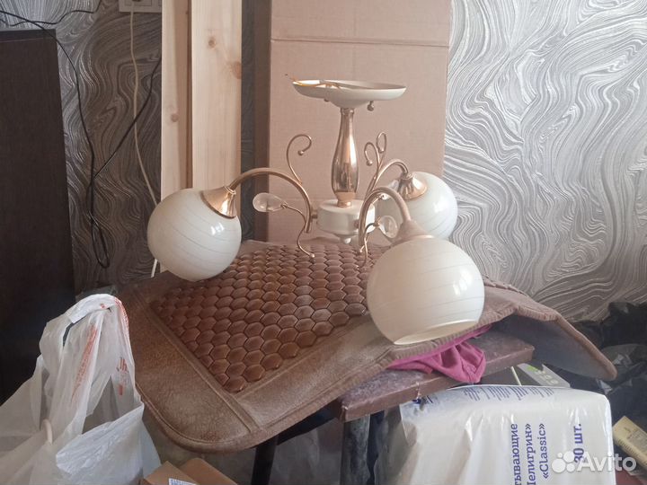 Люстра потолочная подвесная бу