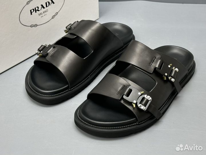 Шлёпки Prada