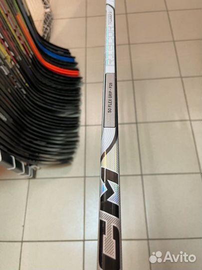 Клюшка хоккейная Ccm Trigger 9 pro White JR-28/50