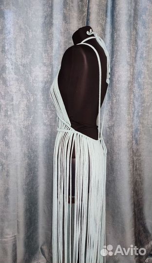 Платье накидка туника макраме