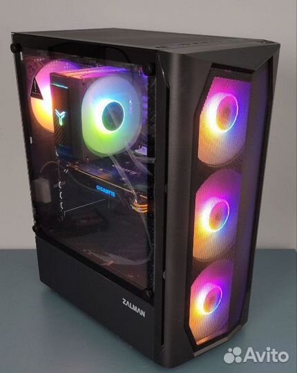 Новый игровой компьютер 7500F/32Gb-DDR5/1Tb/5700XT