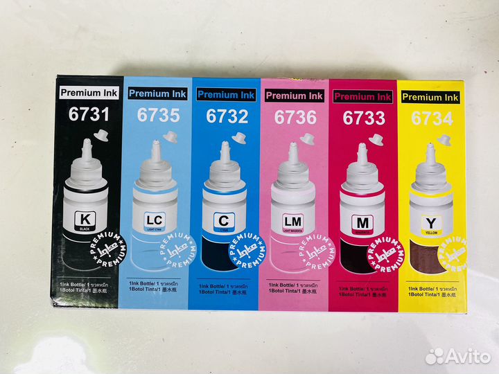 Оригинальные чернила для epson l805