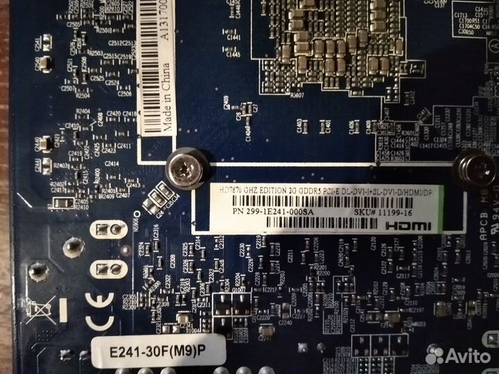 Продам две видеокарты Amd radeon hd7870 и GTX 780