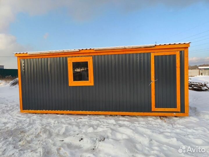 Бытовка деревянная утепленная с электрикой