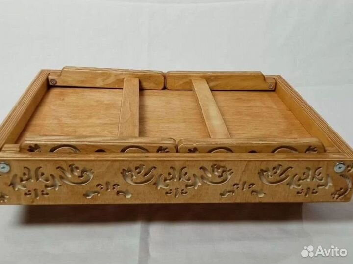 Столик поднос складной деревянный