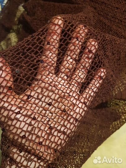 Отрез ткани Италия шелк натуральный