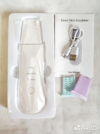 Аппарат для ультразвуковой чистки лица, новый