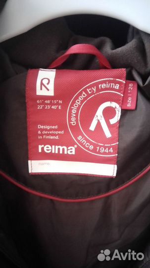 Куртка пуховая reima 128