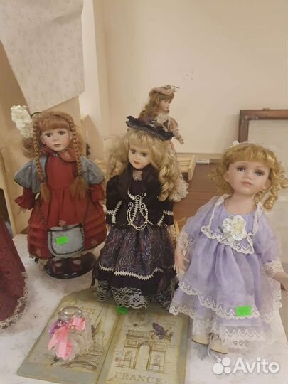 Кукла фарфоровая коллекционная ремеко