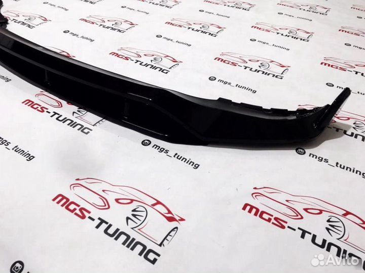 Губа BMW X5 G05 черный глянец