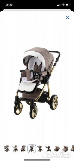 Коляска 3в1 Adamex Reggio SE Y801
