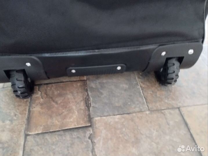 Баул хоккейный 35 чёрный дно пвх