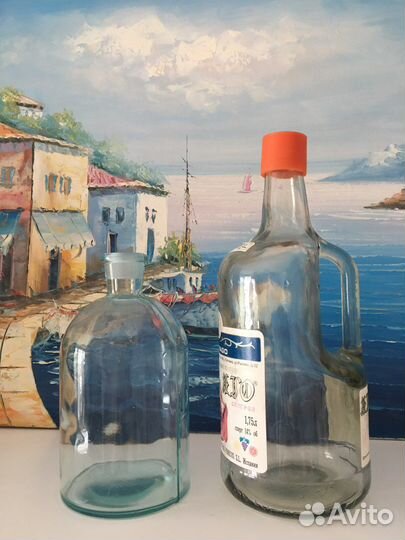 Винная бутылка, сосуд банка графин СССР